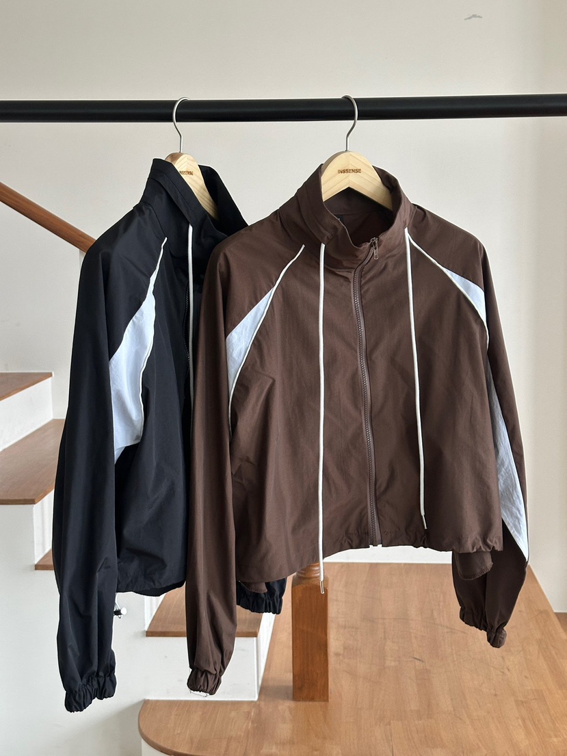 INSSENSE-A韓國直郵㊣女裝新品推薦休閑25春夏熱賣夾克短款INSSENSE-A夾克