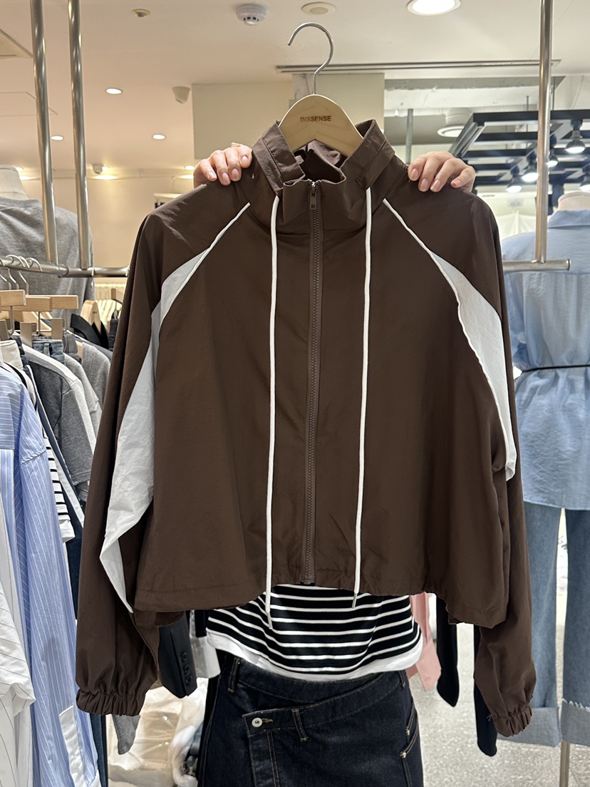 INSSENSE-A韓國直郵㊣女裝新品推薦休閑25春夏熱賣夾克短款INSSENSE-A夾克