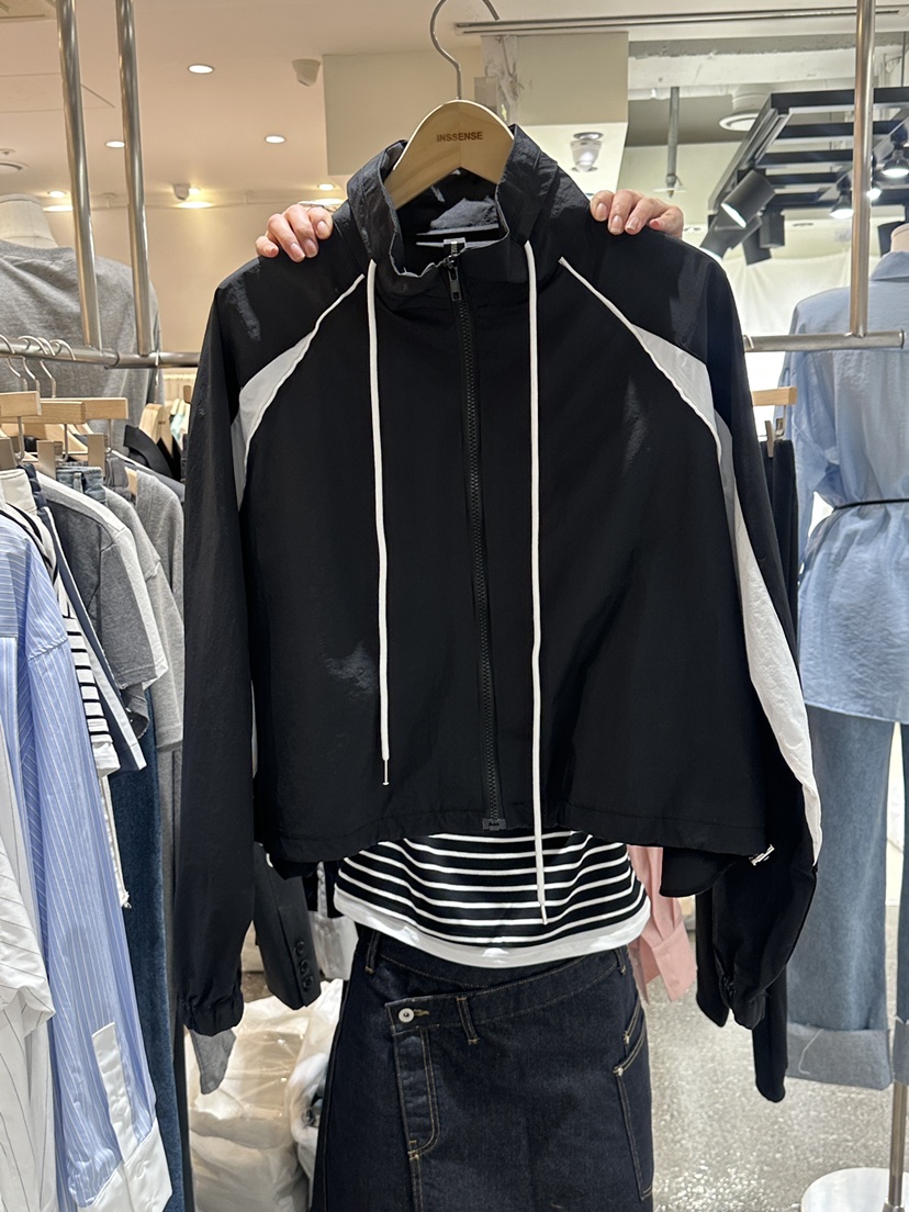 INSSENSE-A韓國直郵㊣女裝新品推薦休閑25春夏熱賣夾克短款INSSENSE-A夾克圖色2