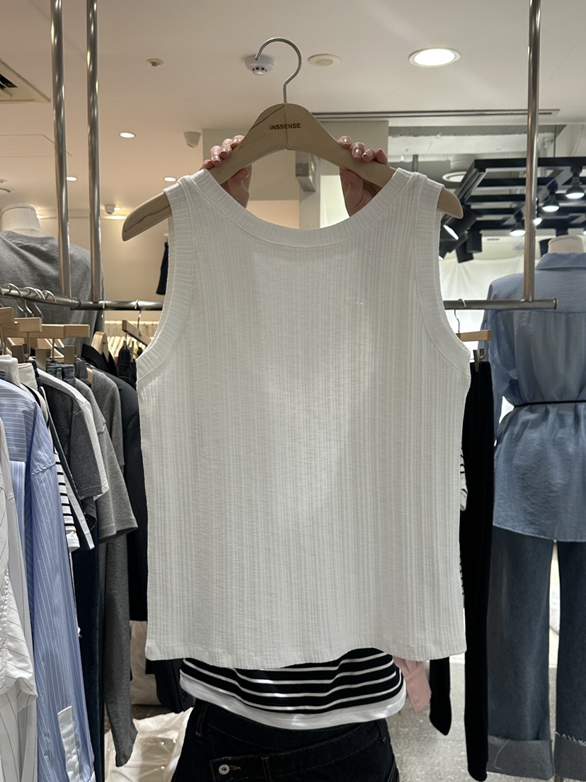 INSSENSE-A韓國㊣直郵東大門代購女裝新品熱賣休閑吊帶背心INSSENSE-A吊帶/背心