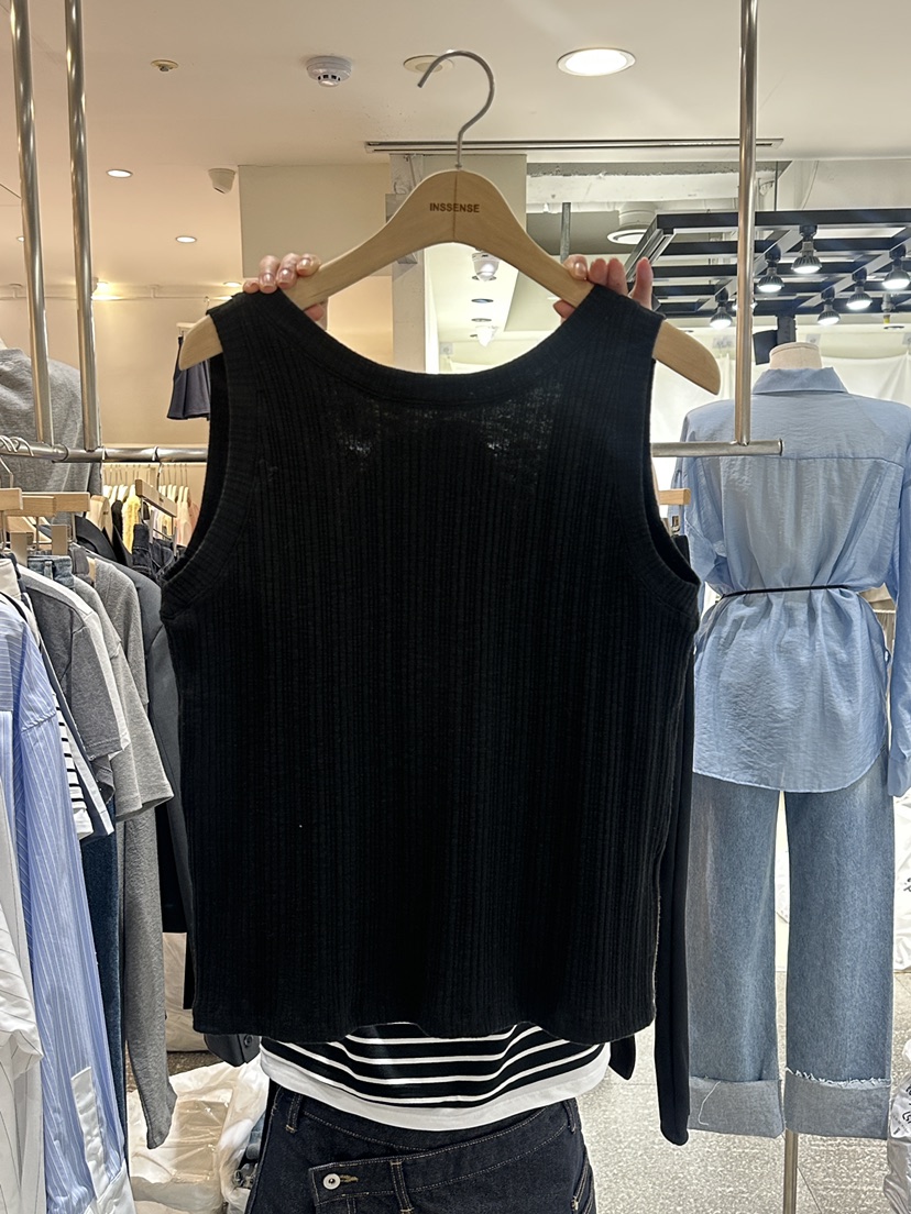 INSSENSE-A韓國㊣直郵東大門代購女裝新品熱賣休閑吊帶背心INSSENSE-A吊帶/背心圖色3
