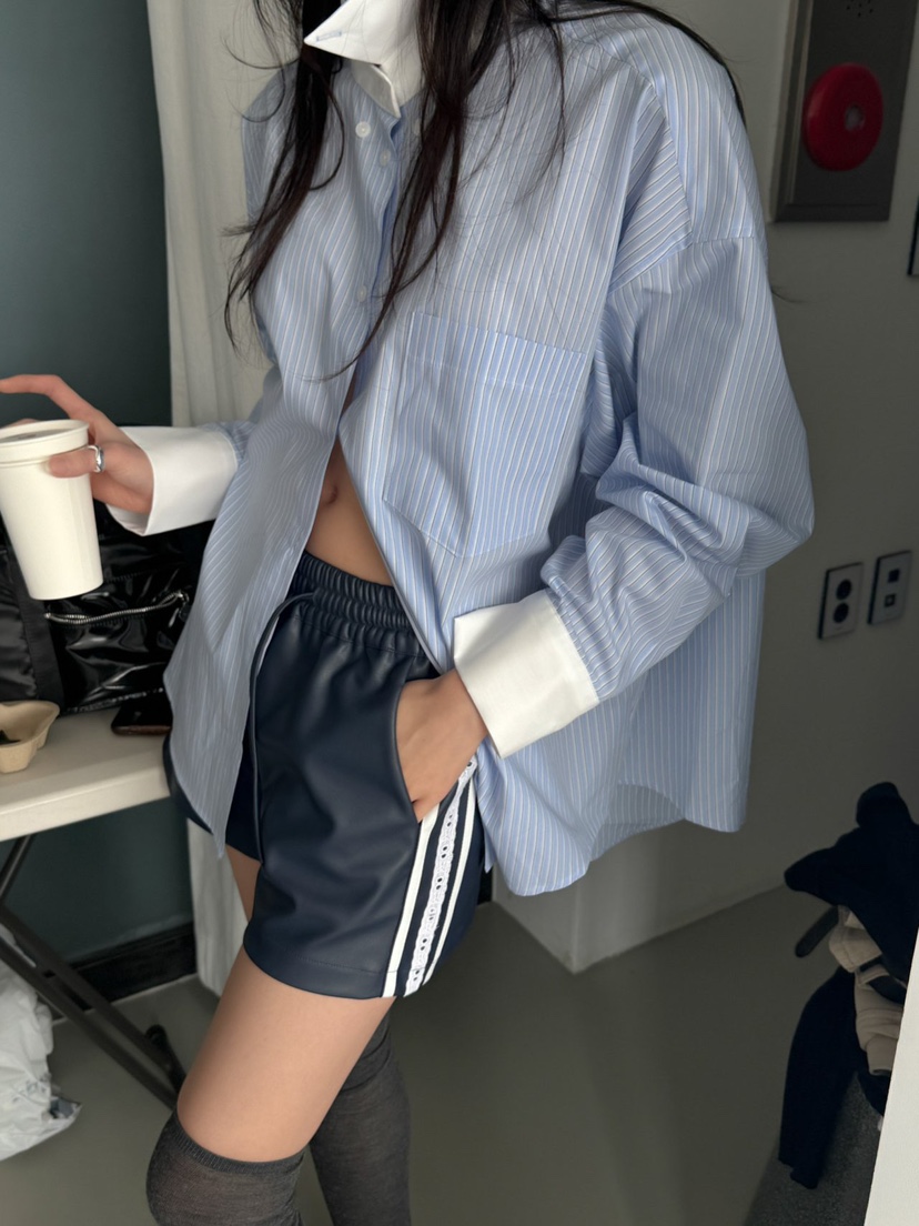 INSSENSE-A韓國㊣直郵東大門代購女裝新品時尚職業推薦短褲INSSENSE-A短褲