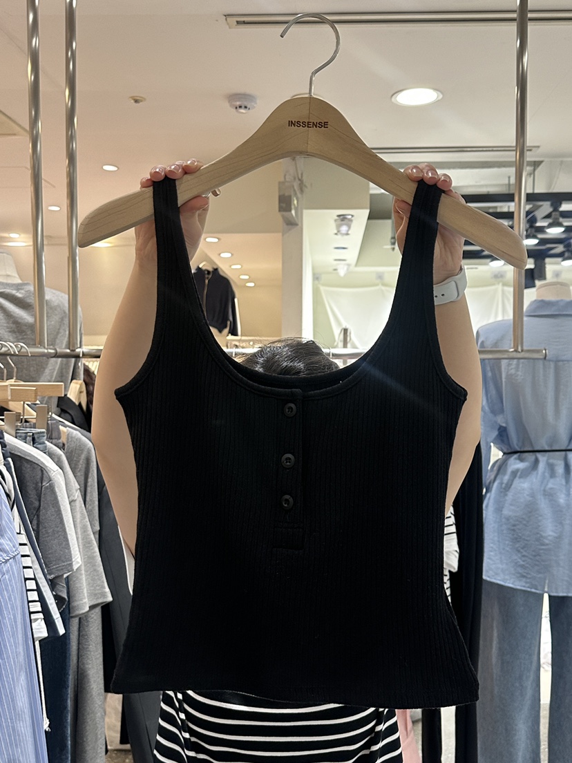 INSSENSE-A直郵韓國代購㊣女裝新品人氣時尚職業休閑吊帶背心INSSENSE-A吊帶/背心圖色3