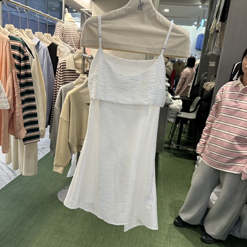 AMOEBA韓國直郵㊣女裝新品25春夏人氣熱賣職業休閑時尚連衣裙AMOEBA連衣裙圖色2