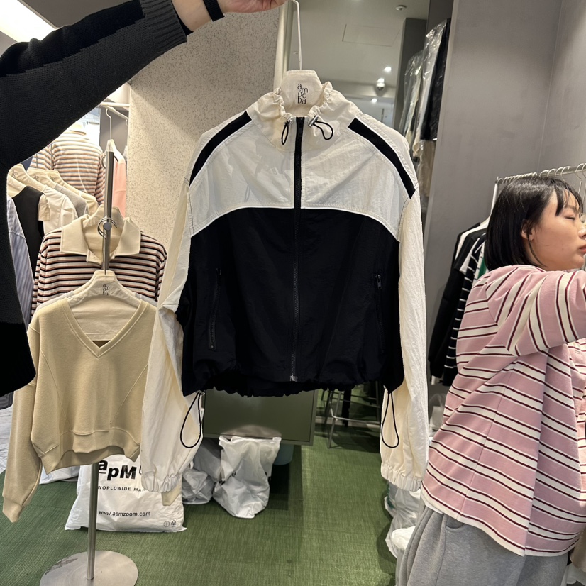 AMOEBA直郵韓國代購㊣女裝新款時尚人氣推薦25春夏職業夾克AMOEBA夾克圖色2