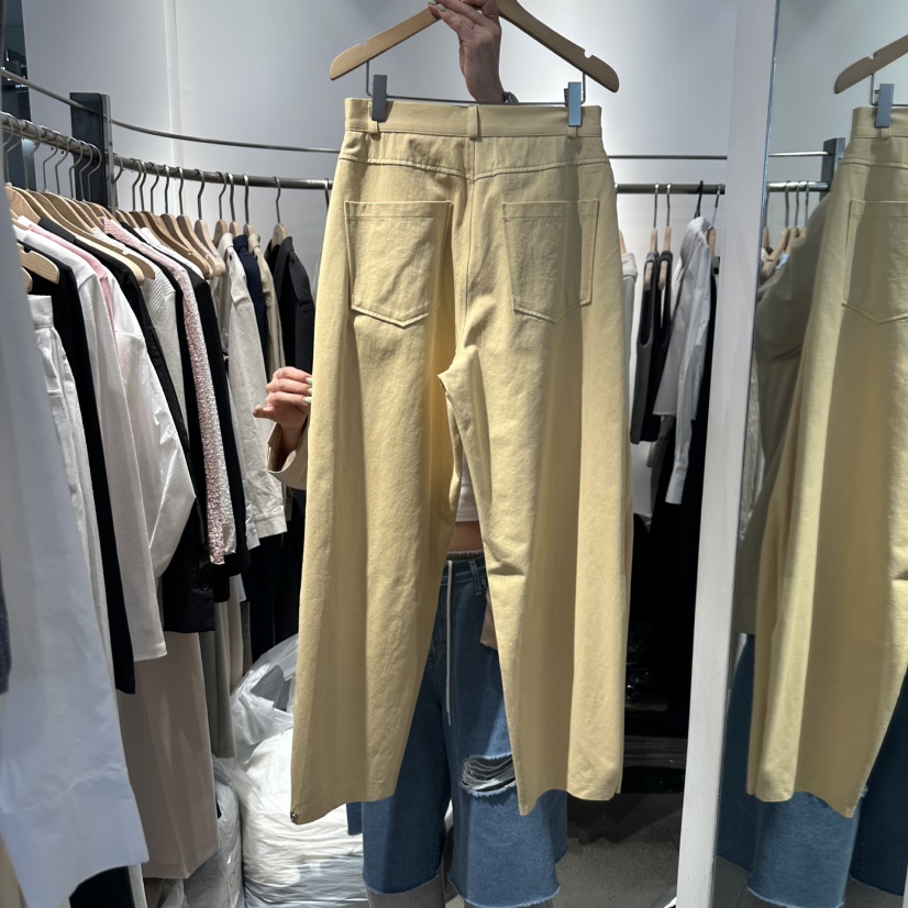 HABLE韓國直郵㊣女裝新品熱賣職業推薦25春夏時尚休閑褲寬松HABLE休閑褲