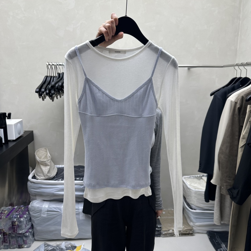 MARINER韓國直郵㊣東大門實拍女裝新款時尚推薦熱賣吊帶背心MARINER吊帶/背心圖色3
