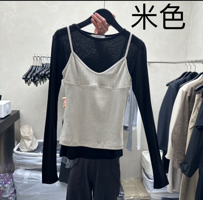 MARINER韓國直郵㊣東大門實拍女裝新款時尚推薦熱賣吊帶背心MARINER吊帶/背心圖色5