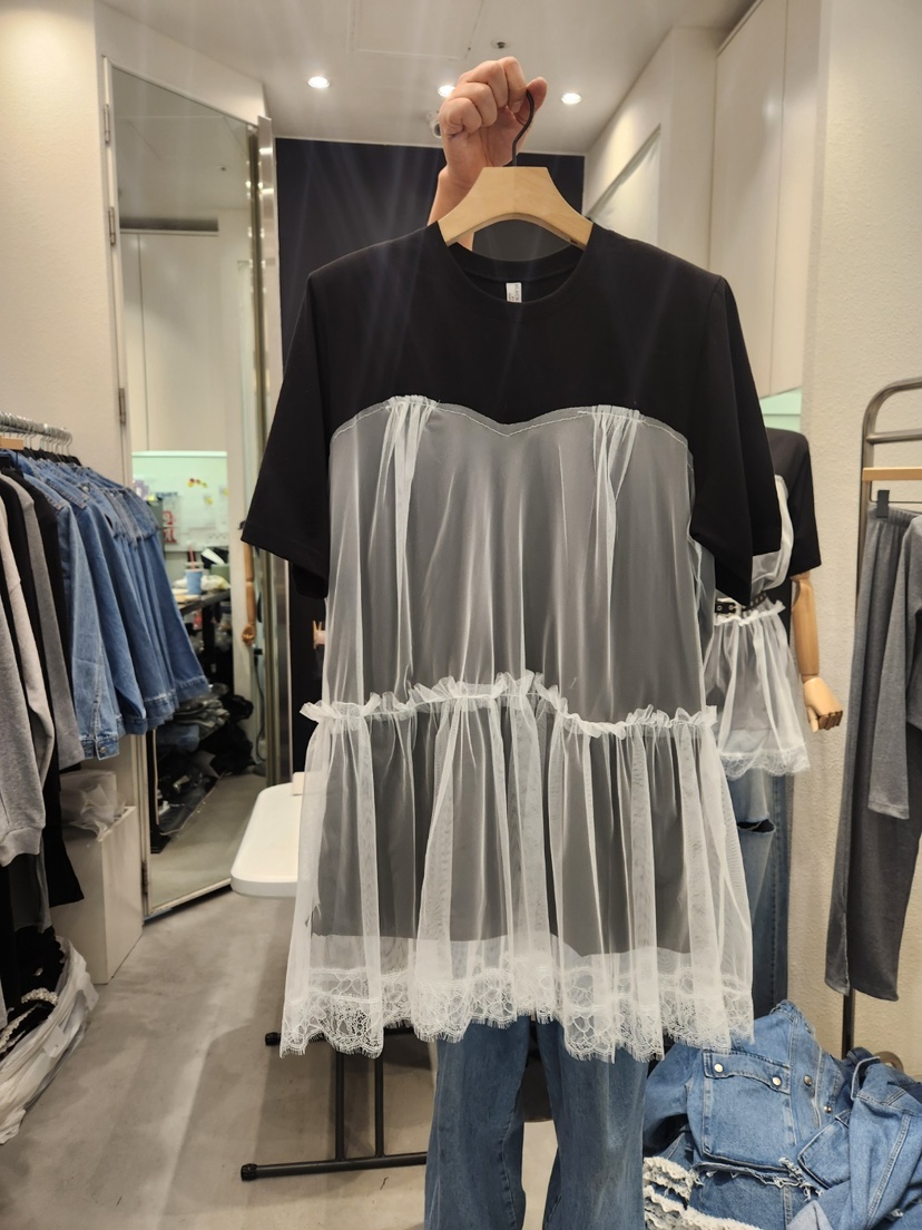 BLACK RIBBON-A東大門實拍女裝新品熱賣職業休閑連衣裙蕾絲BLACK RIBBON-A連衣裙圖色2