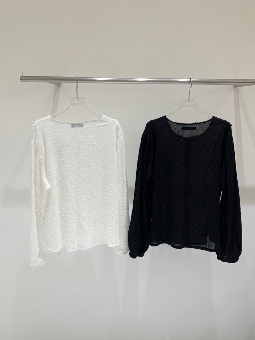 FABRIC韓國代購女裝新款25春夏熱賣職業人氣真品襯衫蕾絲衫FABRIC襯衫/蕾絲衫