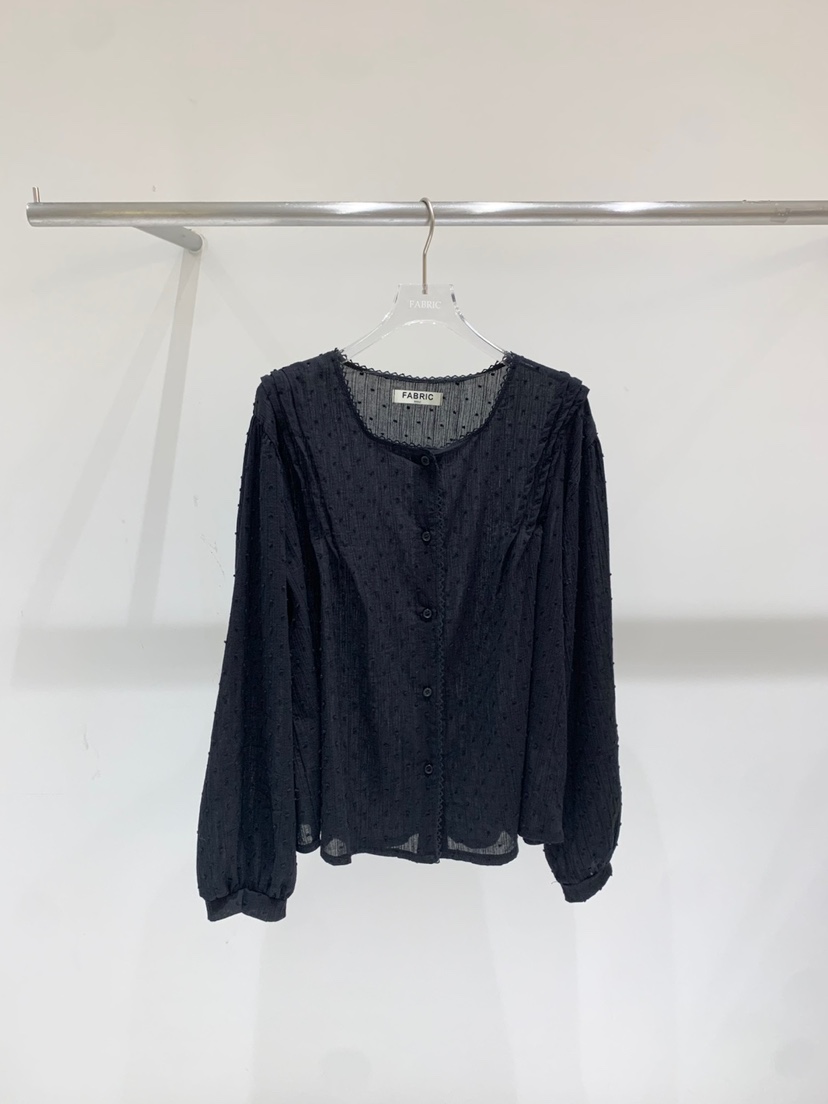 FABRIC韓國代購女裝新款25春夏熱賣職業人氣真品襯衫蕾絲衫FABRIC襯衫/蕾絲衫圖色2