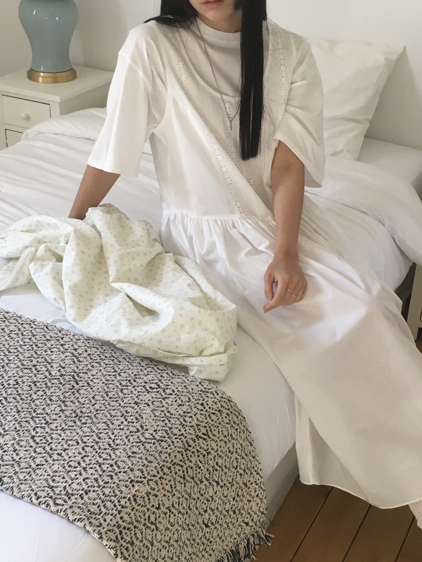 ORDINARYA韓國直郵女士新款25春夏休閑熱賣推薦人氣職業連衣裙ROESMMOSS連衣裙