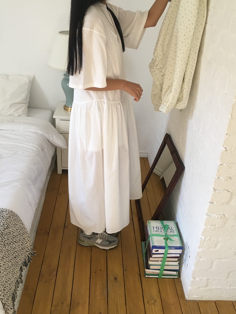 ORDINARYA韓國直郵女士新款25春夏休閑熱賣推薦人氣職業連衣裙ROESMMOSS連衣裙
