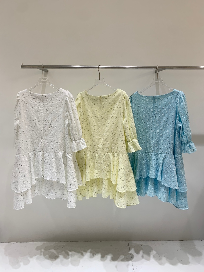 FABRIC韓國直郵女裝新品休閑職業真品時尚推薦25春夏連衣裙FABRIC連衣裙