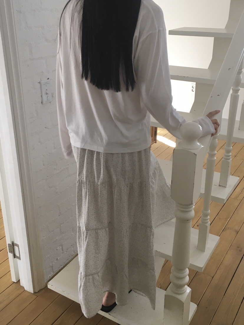 ORDINARYA韓國代購女士新款熱賣休閑真品25春夏時尚推薦長裙ROESMMOSS長裙