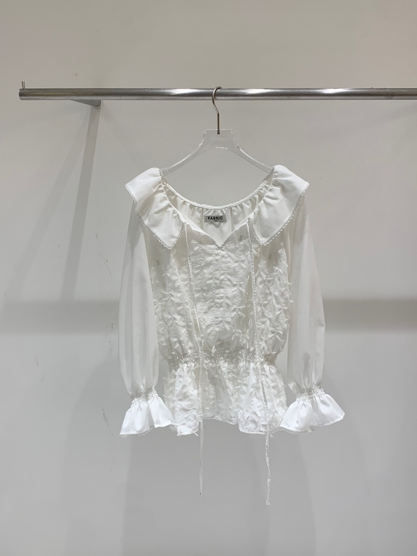 FABRIC東大門代購女士新款真品推薦時尚人氣熱賣襯衫蕾絲衫FABRIC襯衫/蕾絲衫