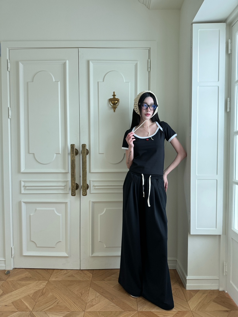 MARKE-P韓國直郵女士新款推薦熱賣職業休閑褲莫代爾柔軟褶皺MARKE-P休閑褲