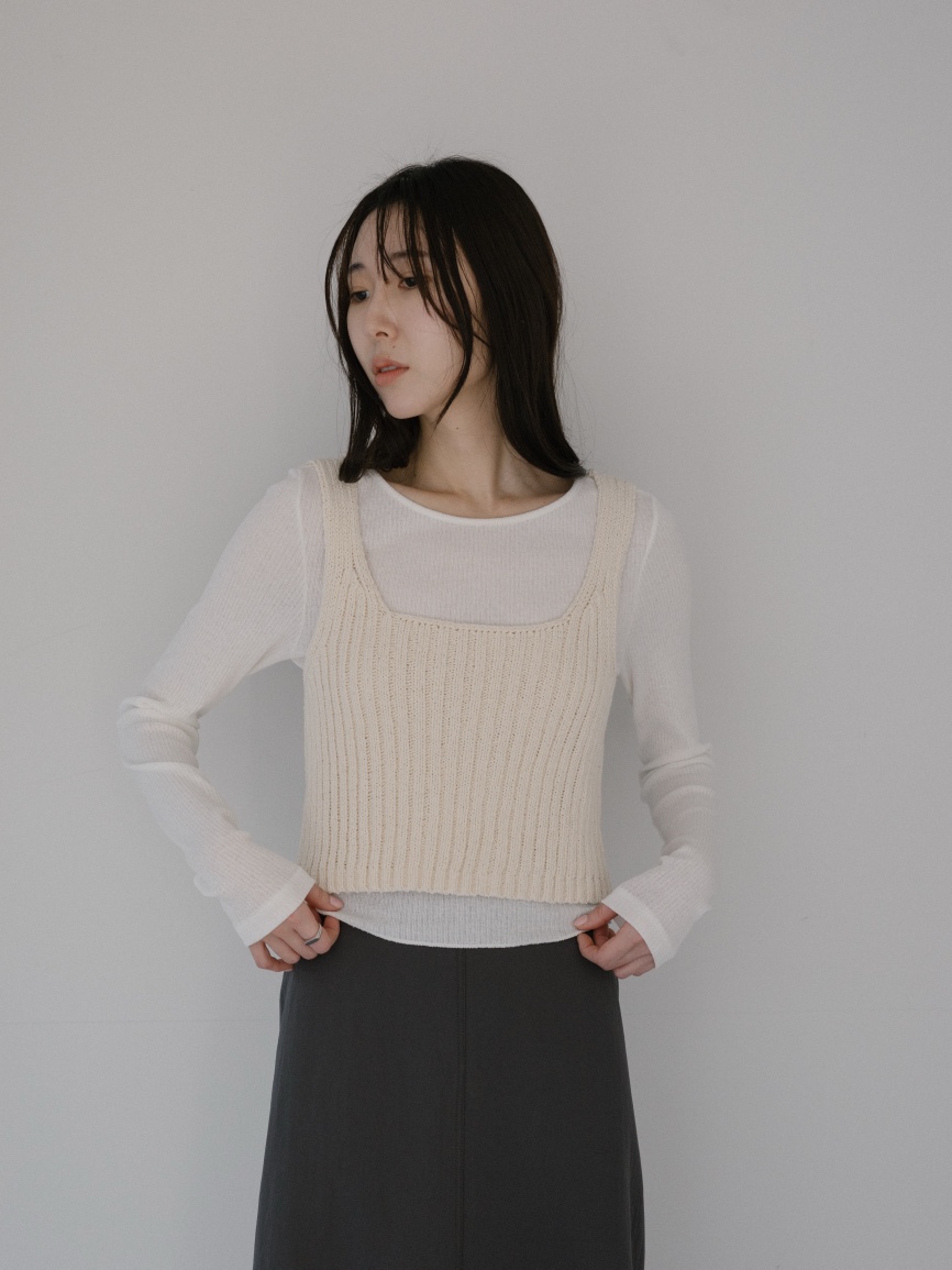 CULLUM東大門代購女裝新品休閑職業25春夏時尚推薦吊帶背心CULLUM吊帶/背心