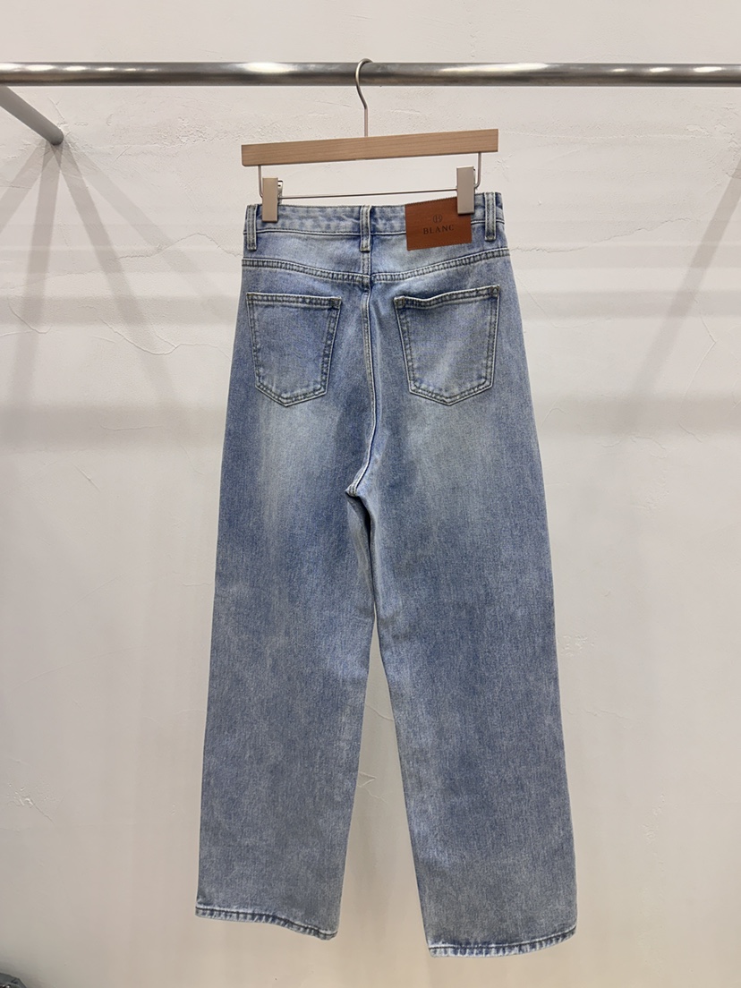 BLANC-A東大門直郵女裝新品休閑真品熱賣時尚推薦25春夏牛仔褲BLANC-A牛仔褲