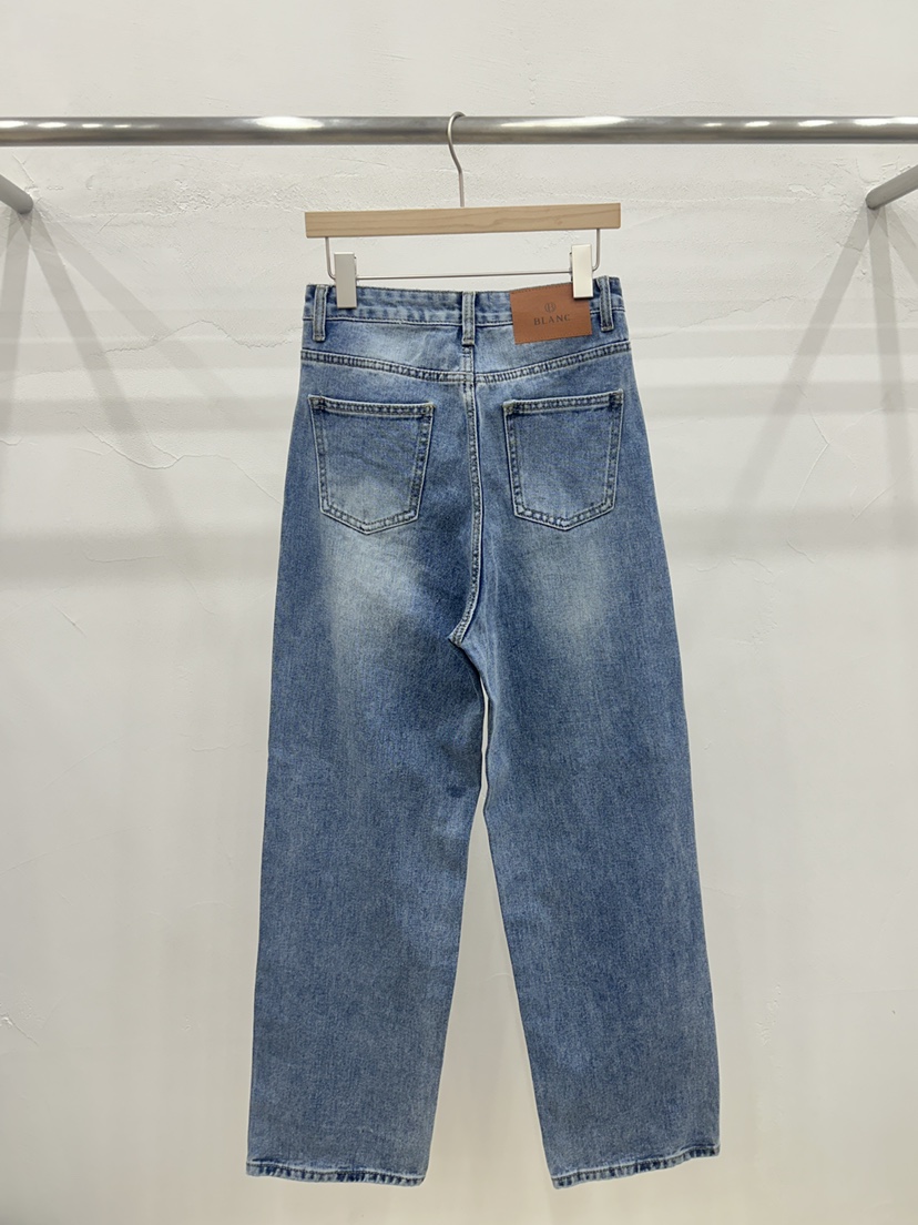 BLANC-A東大門代購女裝新品職業人氣推薦休閑真品時尚牛仔褲BLANC-A牛仔褲