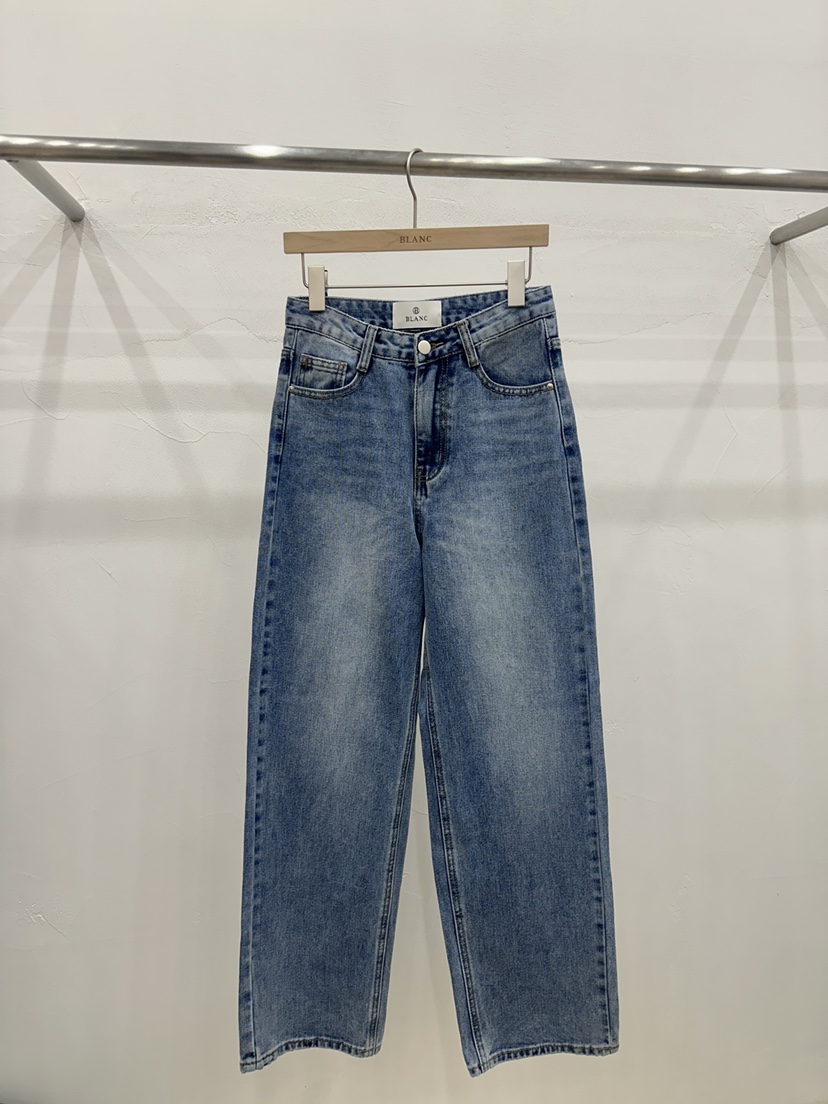 BLANC-A東大門代購女裝新品職業人氣推薦休閑真品時尚牛仔褲BLANC-A牛仔褲圖色1