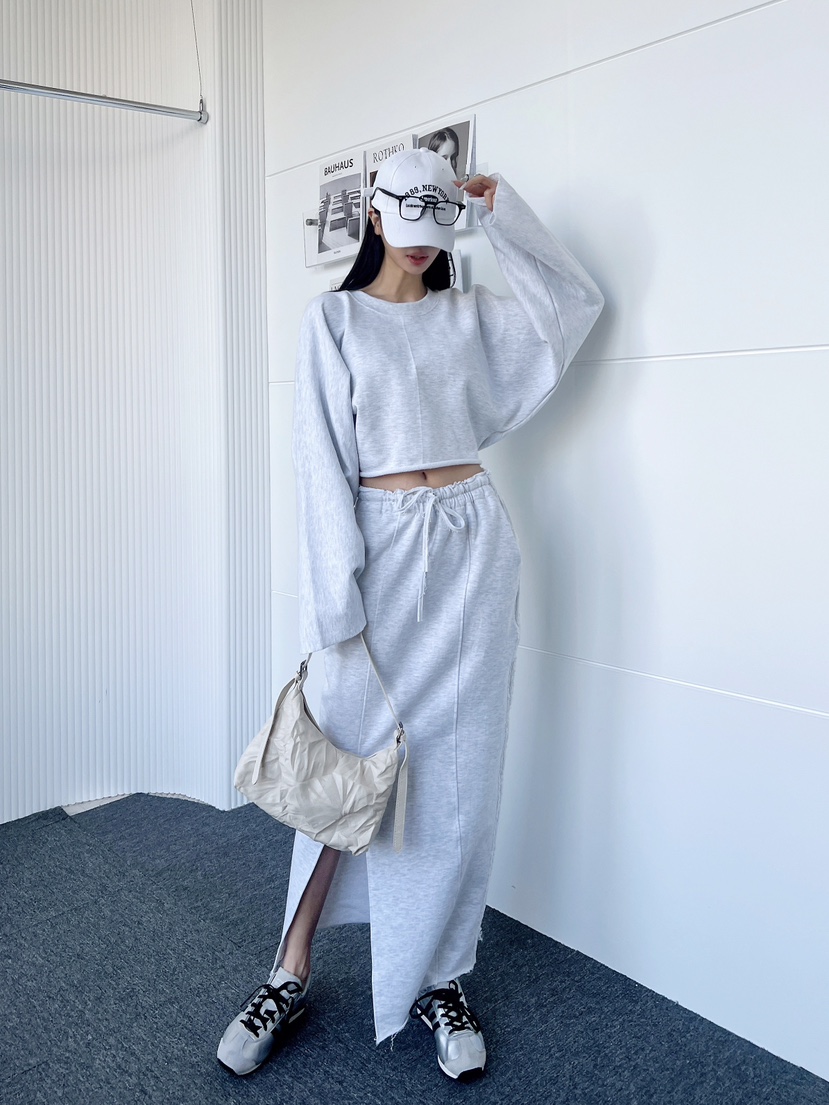 CLOTH東大門代購女裝新品時尚25春夏真品休閑套裝套裝短款蕾絲CLOTH套裝圖色2