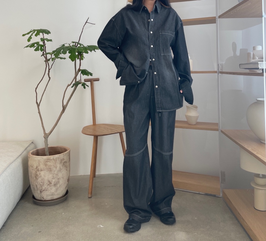 PAIRING東大門實拍女士新款人氣25春夏時尚真品推薦熱賣牛仔褲PAIRING牛仔褲