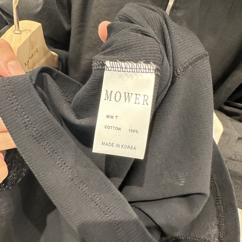 MOWER直郵韓國代購㊣女裝新款熱賣職業25春夏休閑人氣長袖T恤MOWER長袖T恤