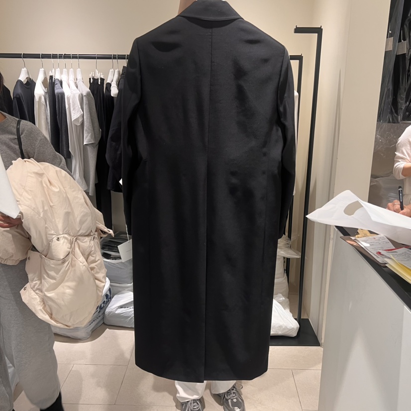 MASCULINE韓國㊣直郵東大門代購女裝新品時尚熱賣職業長款風衣MASCULINE長款風衣