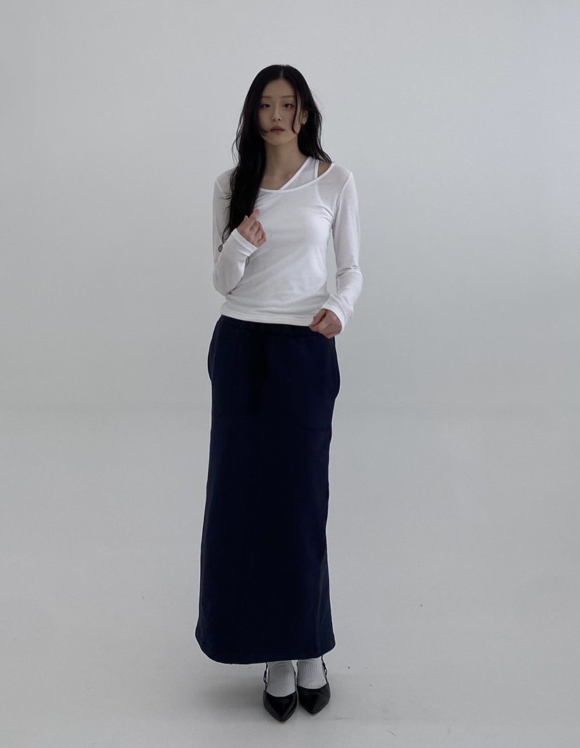 A.VER直郵韓國代購㊣女裝新款推薦人氣時尚休閑25春夏長裙A.VER長裙