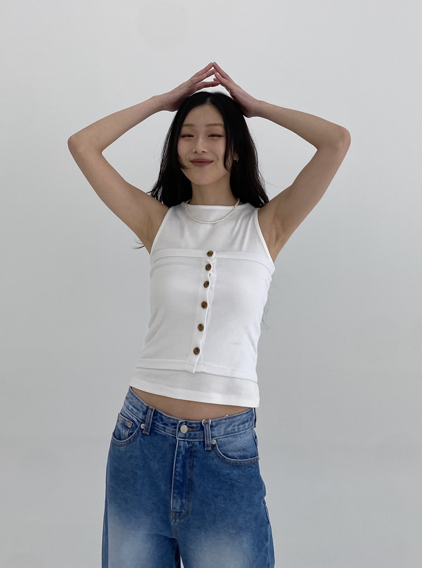 A.VER韓國㊣直郵東大門代購女裝新款職業休閑熱賣吊帶背心A.VER吊帶/背心