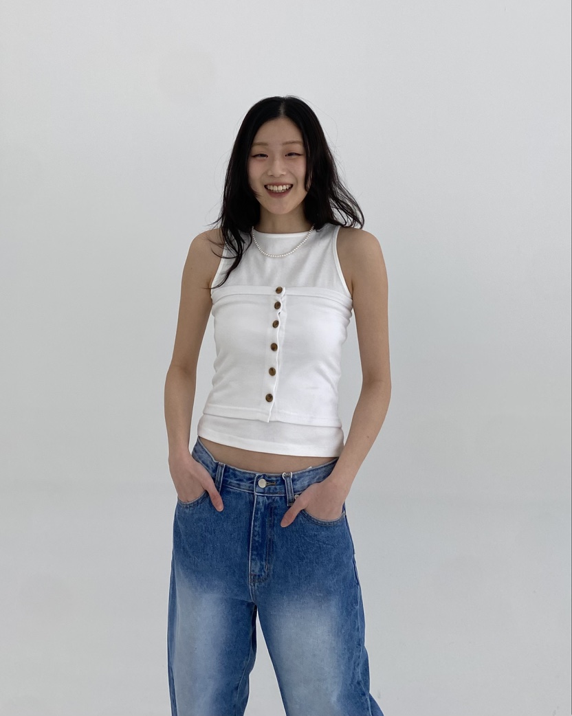 A.VER韓國㊣直郵東大門代購女裝新款職業休閑熱賣吊帶背心A.VER吊帶/背心