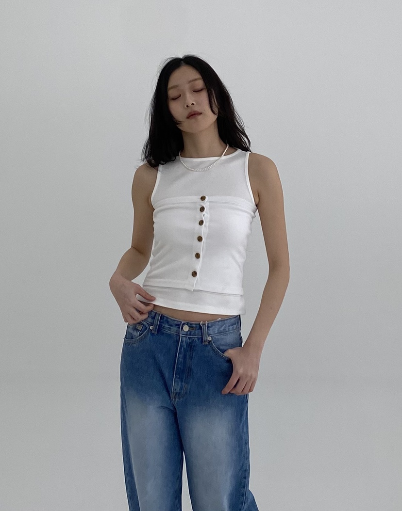 A.VER韓國㊣直郵東大門代購女裝新款職業休閑熱賣吊帶背心A.VER吊帶/背心