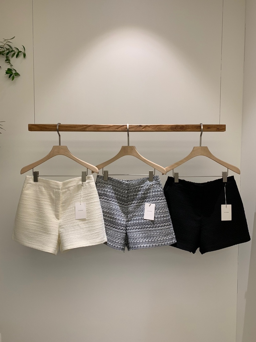 A P-STUDIO直郵韓國代購㊣女裝新款職業休閑熱賣短褲粗花呢A P-STUDIO短褲