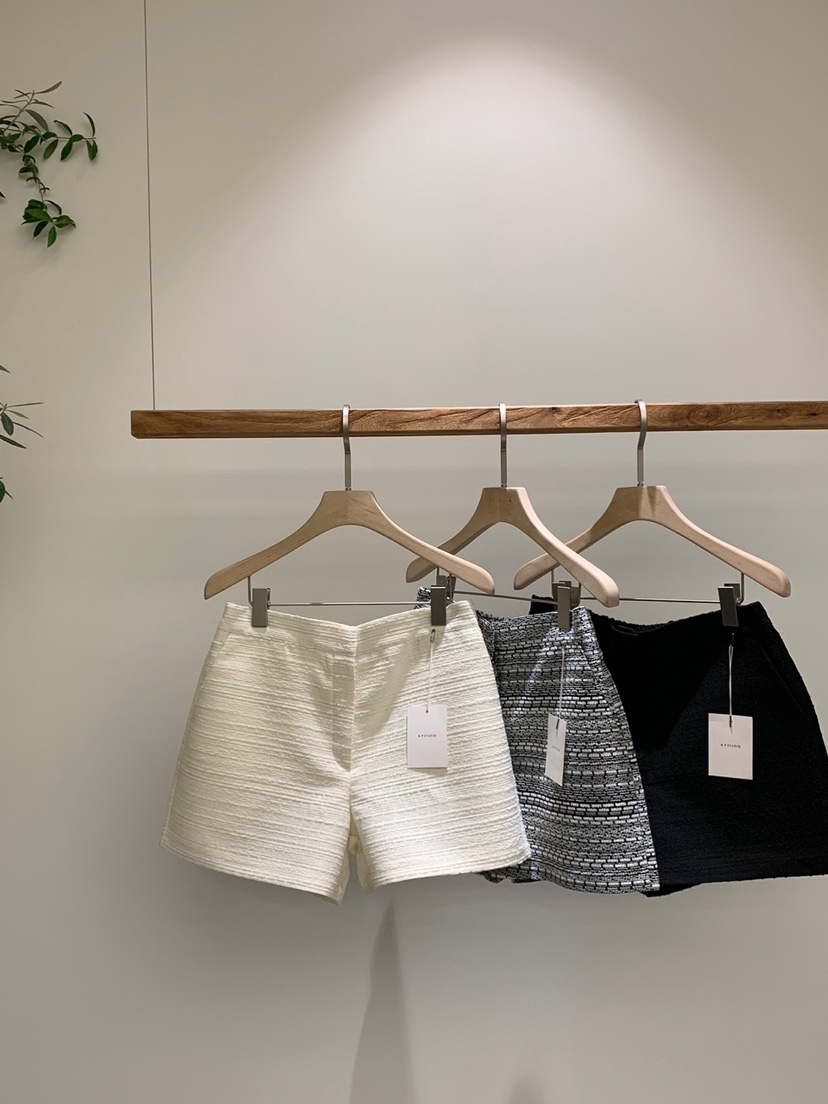 A P-STUDIO直郵韓國代購㊣女裝新款職業休閑熱賣短褲粗花呢A P-STUDIO短褲