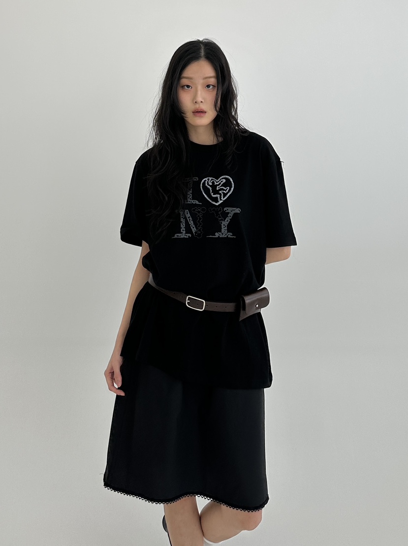 A.VER直郵韓國代購㊣女裝新款時尚休閑25春夏人氣熱賣推薦T恤A.VERT恤