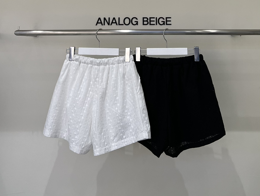 ANGLOG BEIGE韓國直郵㊣女裝新品熱賣推薦職業時尚短褲蕾絲ANGLOG BEIGE短褲