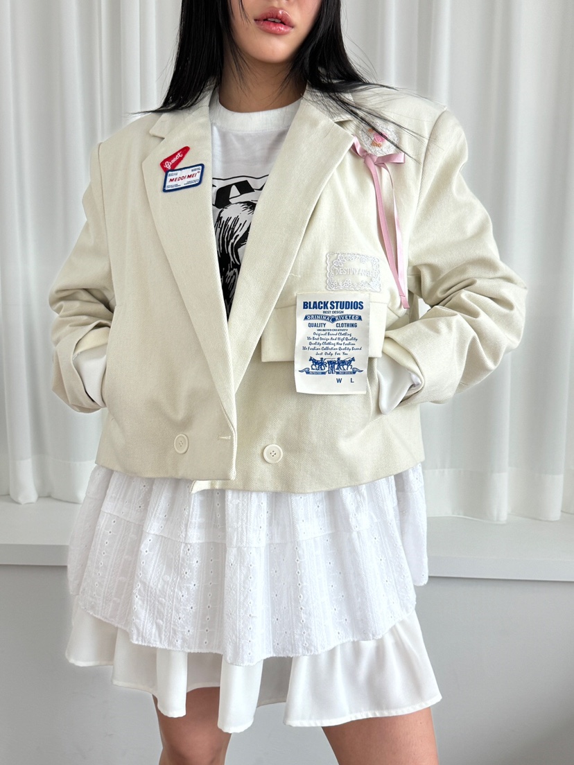 MAISONDEGLORY韓國直郵㊣東大門實拍女裝新品推薦時尚熱賣夾克MAISON DE GLORY夾克