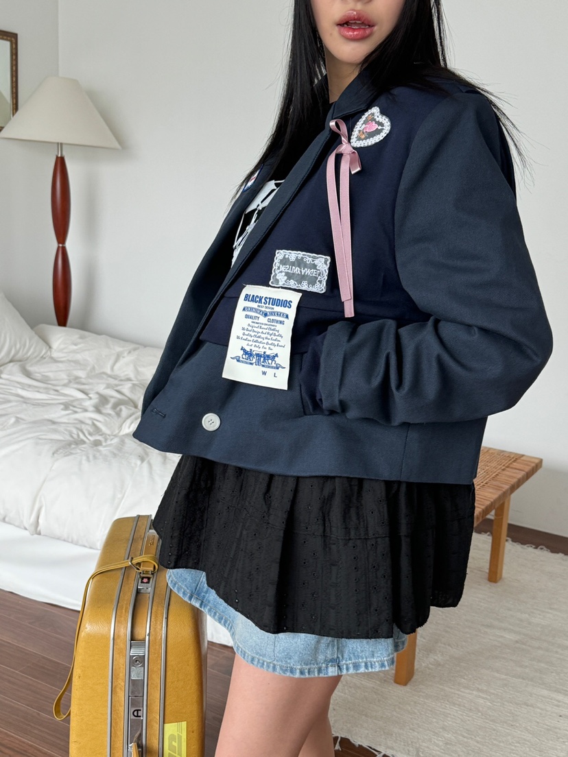 MAISONDEGLORY韓國直郵㊣東大門實拍女裝新品推薦時尚熱賣夾克MAISON DE GLORY夾克