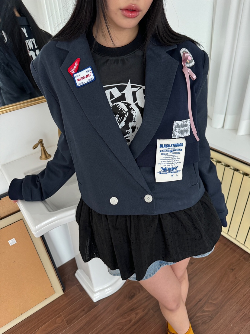 MAISONDEGLORY韓國直郵㊣東大門實拍女裝新品推薦時尚熱賣夾克MAISON DE GLORY夾克