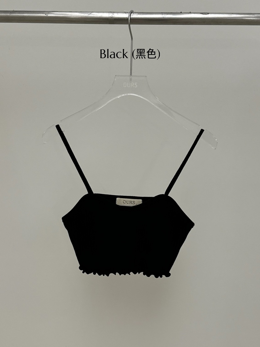 OURS韓國直郵㊣女裝新品25春夏休閑職業時尚熱賣推薦吊帶背心OURS吊帶/背心圖色3