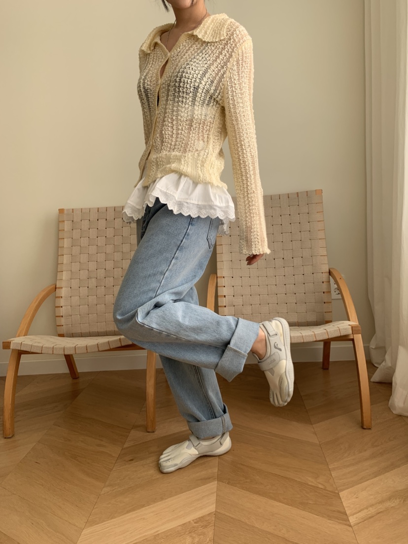 MURMUR韓國㊣直郵東大門代購女裝新品時尚25春夏人氣牛仔褲MURMUR牛仔褲