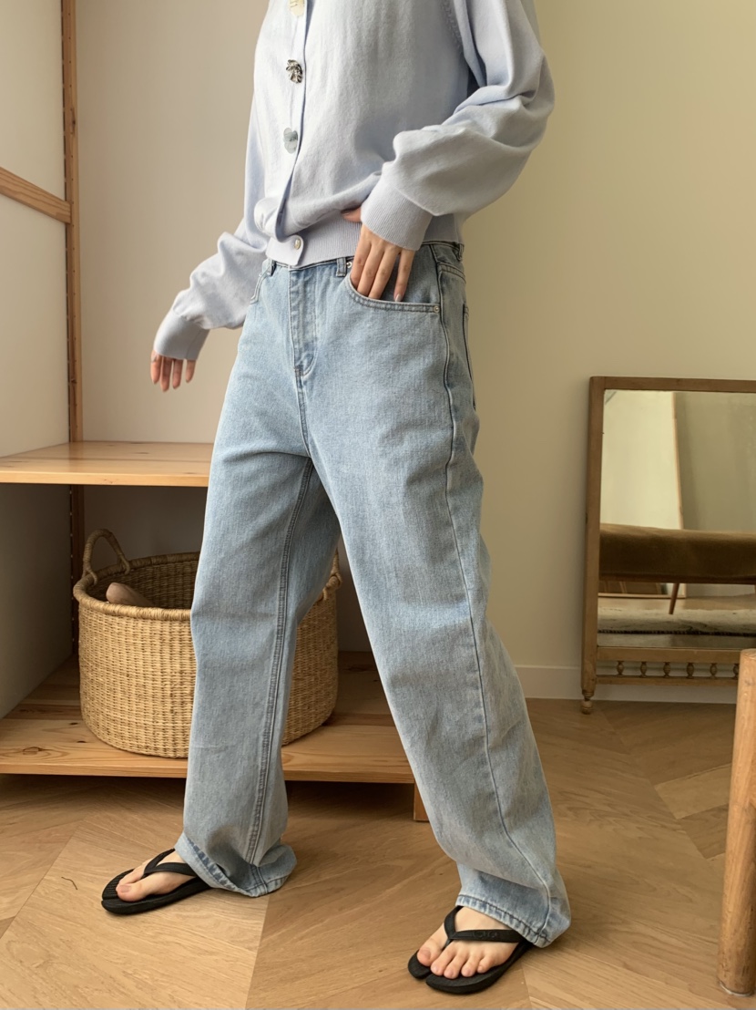 MURMUR韓國㊣直郵東大門代購女裝新品時尚25春夏人氣牛仔褲MURMUR牛仔褲
