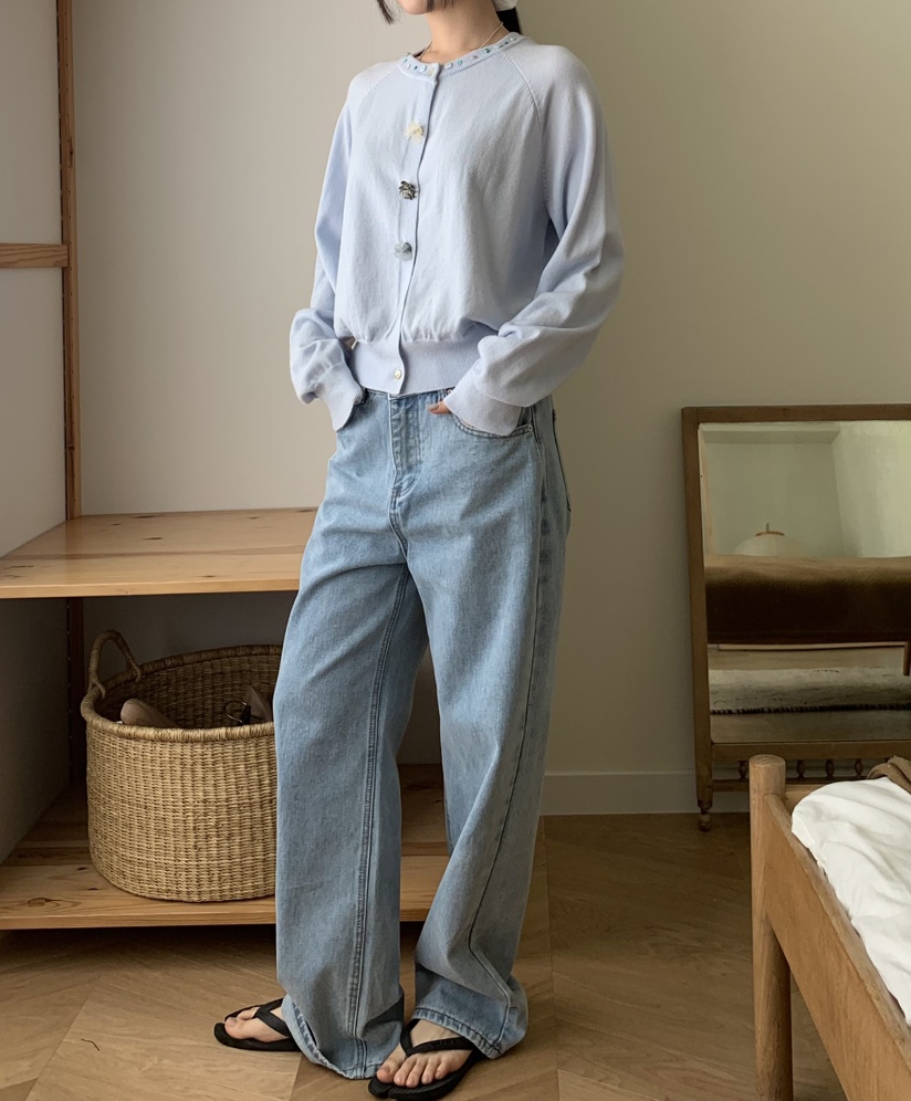 MURMUR韓國㊣直郵東大門代購女裝新品時尚25春夏人氣牛仔褲MURMUR牛仔褲
