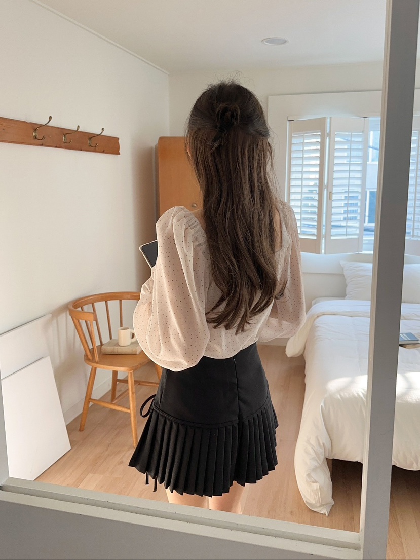 CRONG韓國直郵㊣東大門實拍女裝新品時尚推薦職業襯衫蕾絲衫CRONG襯衫/蕾絲衫
