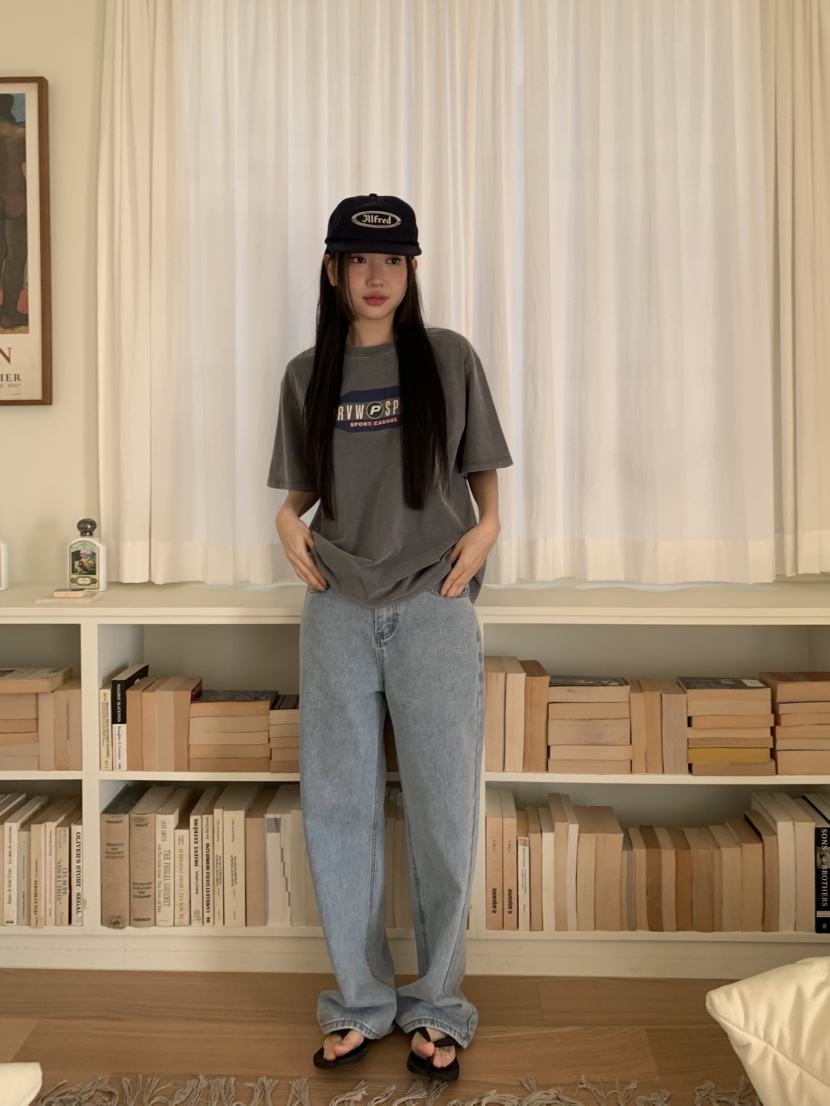 MURMUR韓國直郵㊣東大門實拍女裝新款25春夏休閑人氣推薦T恤MURMURT恤
