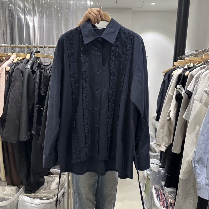 GREEK韓國㊣直郵東大門代購女裝新品職業熱賣推薦襯衫蕾絲衫GREEK襯衫/蕾絲衫圖色2