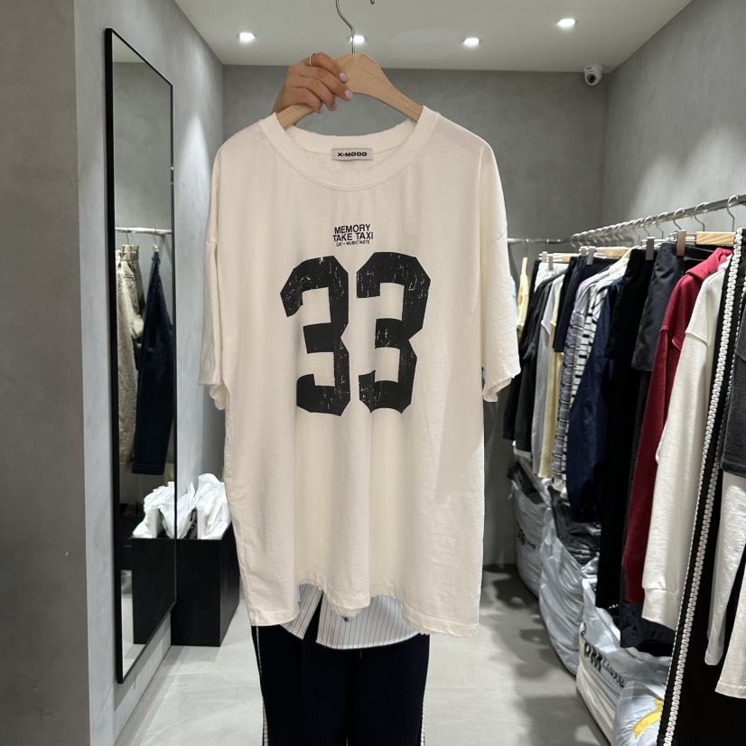 X-MOOD直郵韓國代購㊣女裝新款25春夏熱賣休閑推薦時尚T恤X-MOODT恤