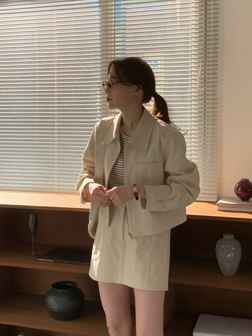 JUEDE(此品牌容易投訴)韓國代購女士新品推薦休閑25春夏夾克JUEDE夾克