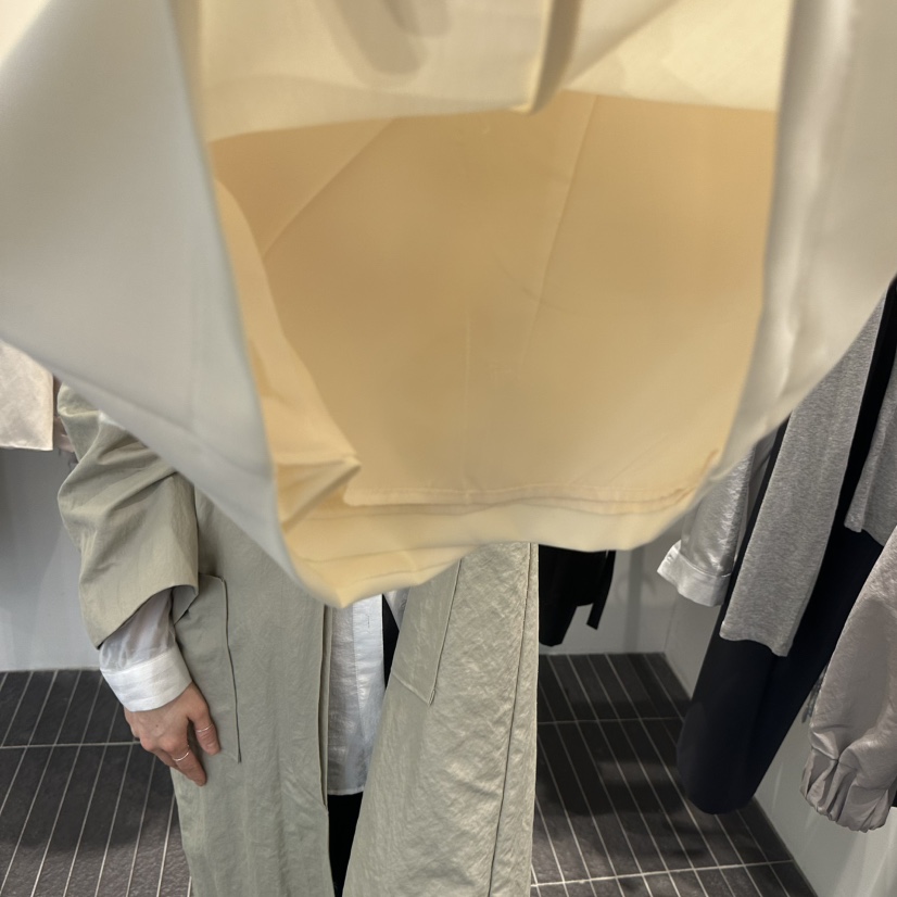 FIND-P韓國㊣直郵東大門代購女裝新品職業25春夏短裙含腰帶雙層FIND-P短裙